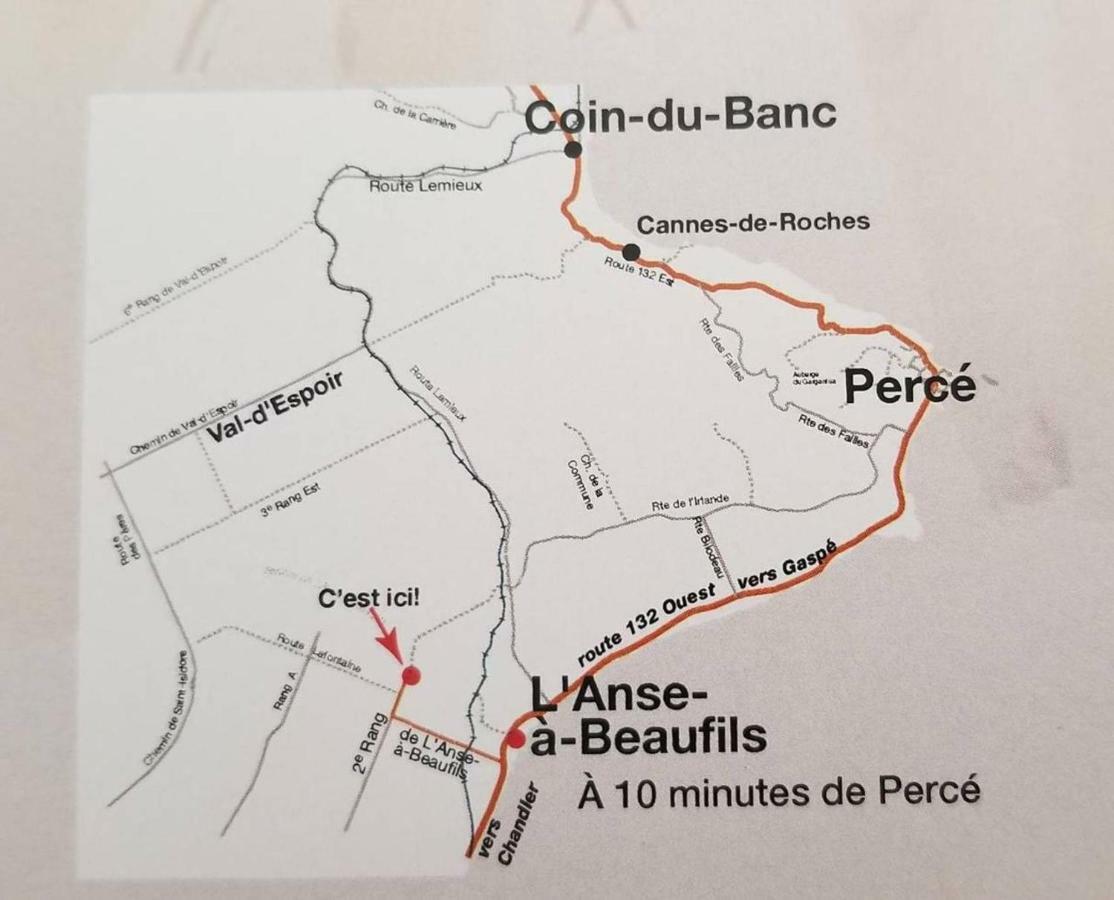 Gite Aux Jardins De L'Anse Perce Exterior foto